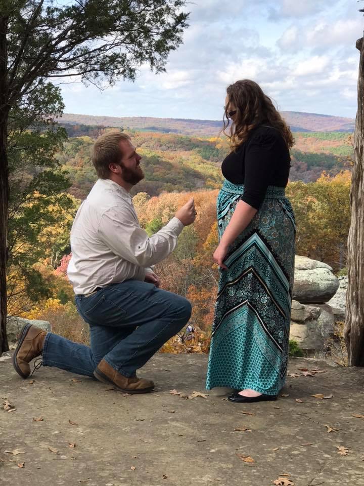 Mr. Meltzer, CHS agriculture/construction teacher, proposed to fiance Marissa Hall over the weekend at Garden of the Gods. She said yes.