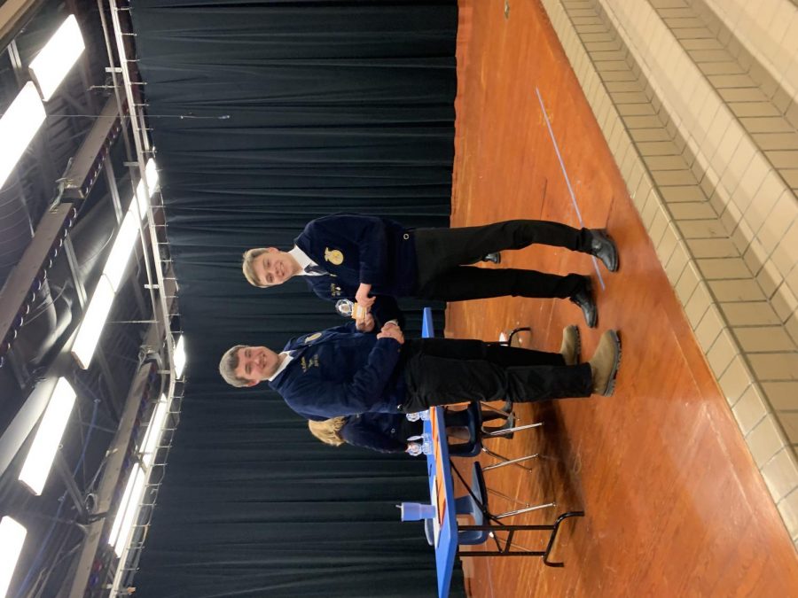 Jared+McCormick+of+the+Chester+High+School+Future+Farmers+of+America+placed+third+in+public+speaking+at+the+FFA+Section+contest.