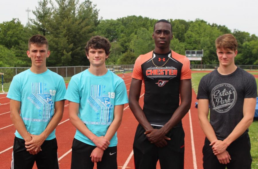 State+qualifiers+for+the+Chester+High+School+track+team+are+Gage+Garniss%2C+Justin+Clendenin%2C+Keith+Kiner+III+and+Aiden+Jany.