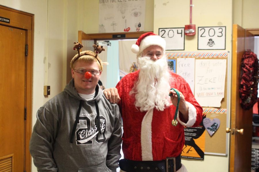 Reindeer Andy Bryant and Springston Claus