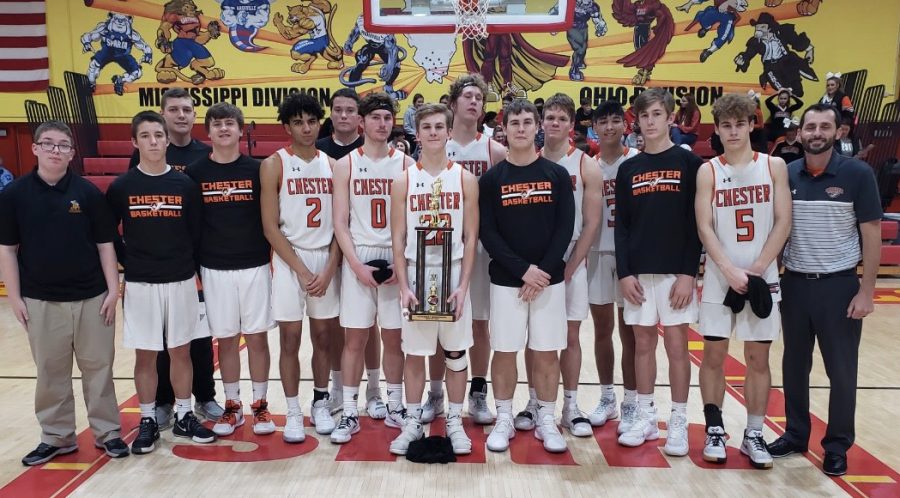 The Chester Yellow Jackets went 3-1 to capture third in the Ernie Bozarth Memorial Red Devil Tournament at Murphysboro.