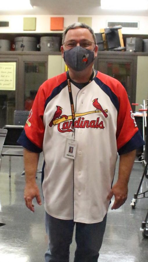 Mr. Colonel took part in jersey day.