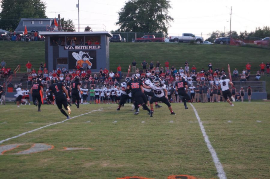 The Chester defense seals off a hole against Du Quoin.