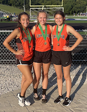 Members of the CHS Girls Cross Country Team are Maria Nickle, Madi Kribs and Josalynn Anaya.