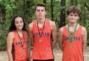 Medal winners for Chester at the Chester Invitational were Maria Nickle, Jacob Handel and Blake Farmer.