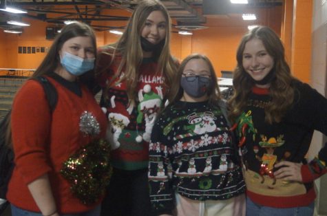 The Ugly Sweater Contest was the last event of Christmas Spirit Week.
