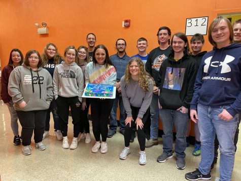 Mr. Lochheads winning class for the TeamSeas fundraiser donated over $122 for the cause. They celebrated their victory with an ice cream cake party.