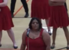Oddessy Flores,  pictured at the music contest, had a perfect score for her vocal solo.