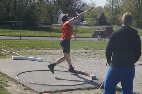 Isaac Jany took first in the shot put and discus.