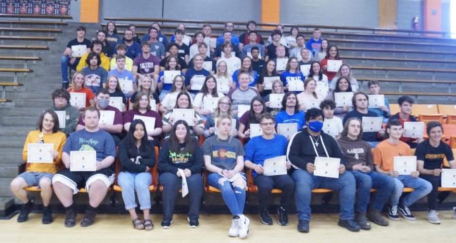 The Class of 2022 revealed their future plans during the Senior Awards Assembly May 9.