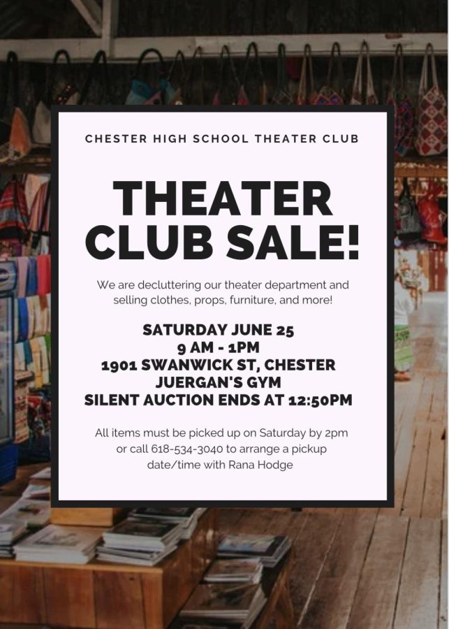 Theater Department Plans Sale Event