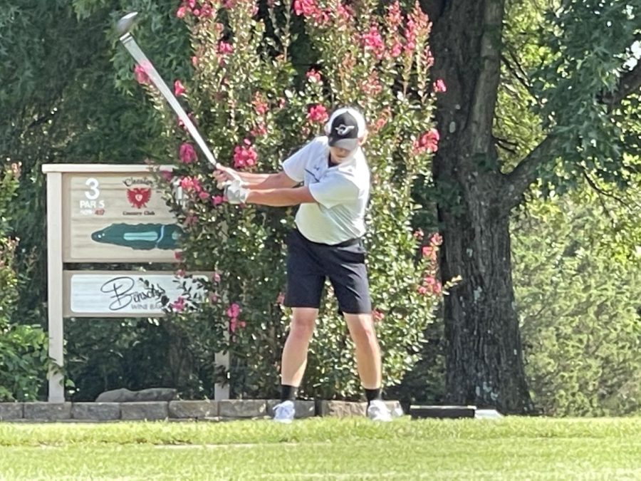 Gage Hasemeyer was co-medalist for Chester in the golf match Aug. 18.