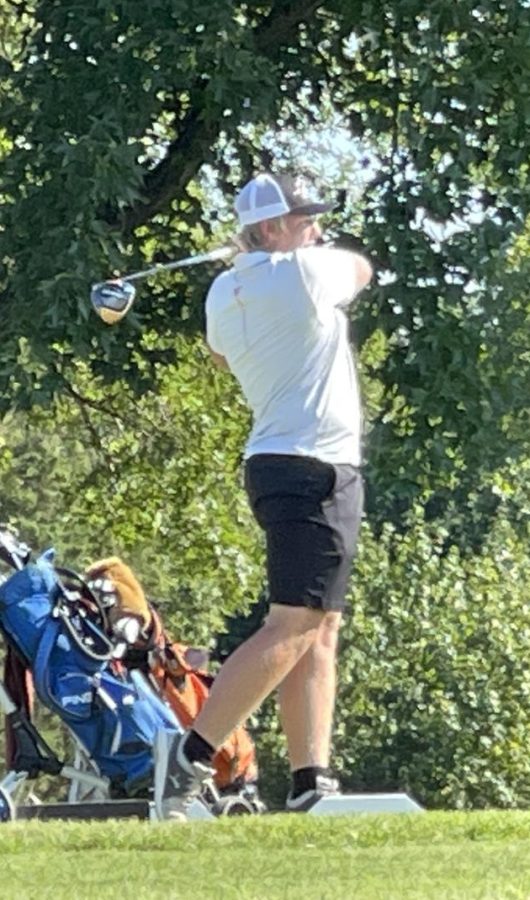 Clayton Andrews shot a 39 against Steeleville.