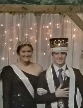 Paige Vasquez was crowned queen and Koby Jany king at the Homecoming.