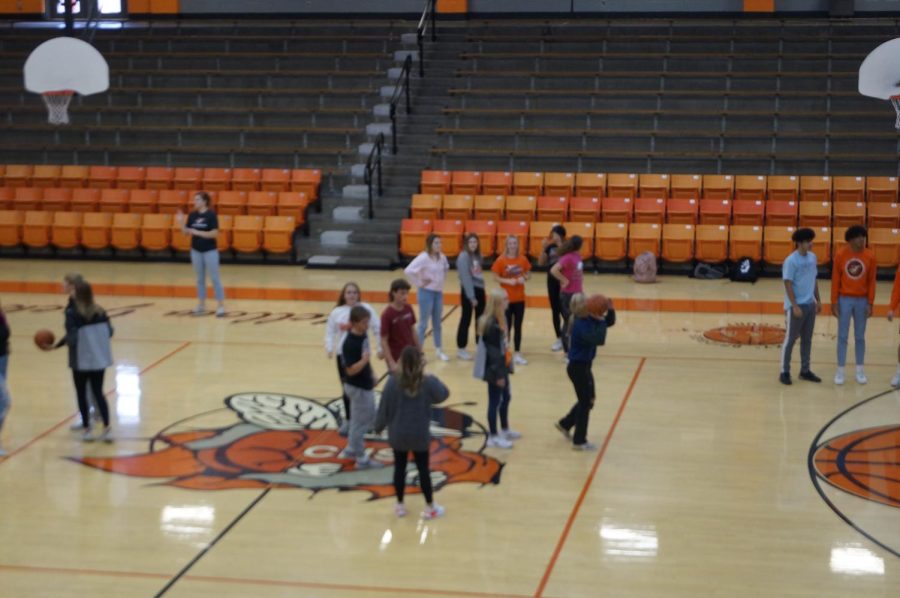 Class games were held during the assembly Nov. 23.