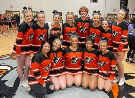 Chester cheerleaders competed in the Cahokia Conference cheerleading competition.