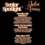 Senior Spotlight - Julia Venus