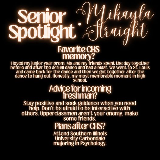 Senior Spotlight - Mikayla Straight