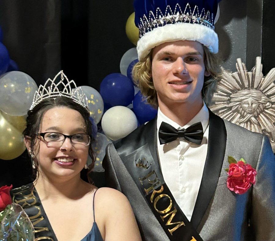 Julia Venus was crowned queen and Chance Mott king at the Chester High School Prom.
