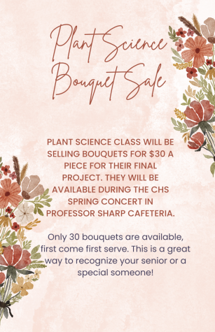 Plant Science Class Selling Bouquets