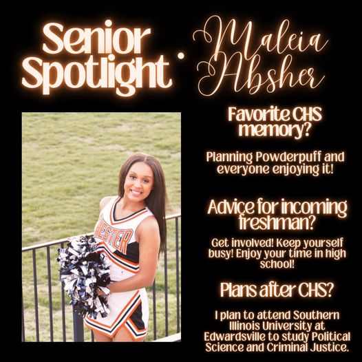 Senior Spotlight -- Maleia Absher