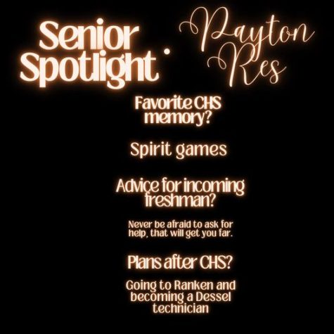 Senior Spotlight -- Payton Res