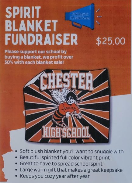 CHS Class of 2027 selling spirit blankets