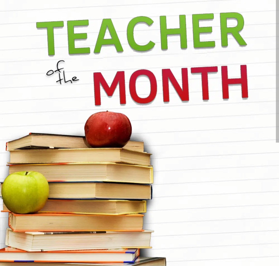 Teacher of the Month- Janurary