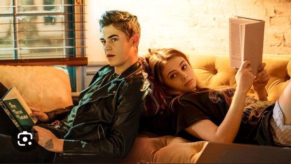Tessa and Hardin spending time with each other reading. 
