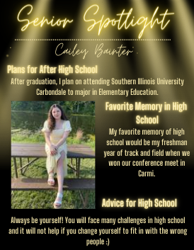 Senior Spotlight - Cailey Bainter