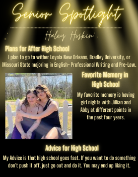 Senior Spotlight - Haley Hoskin