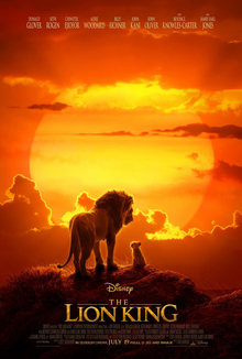 The Lion King (Live Action), released July 19, 2019