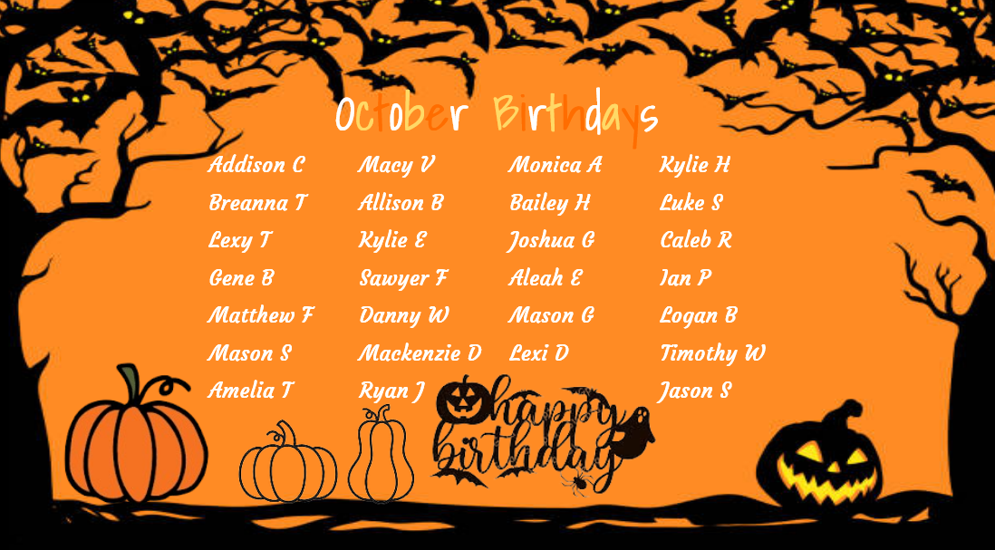 October Birthdays