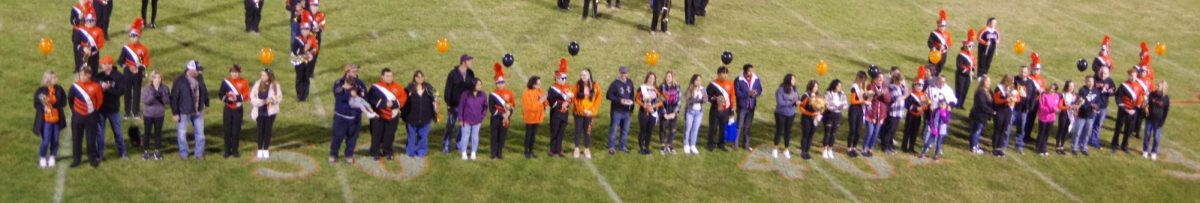 Senior Band Members Are Represented On Senior Night