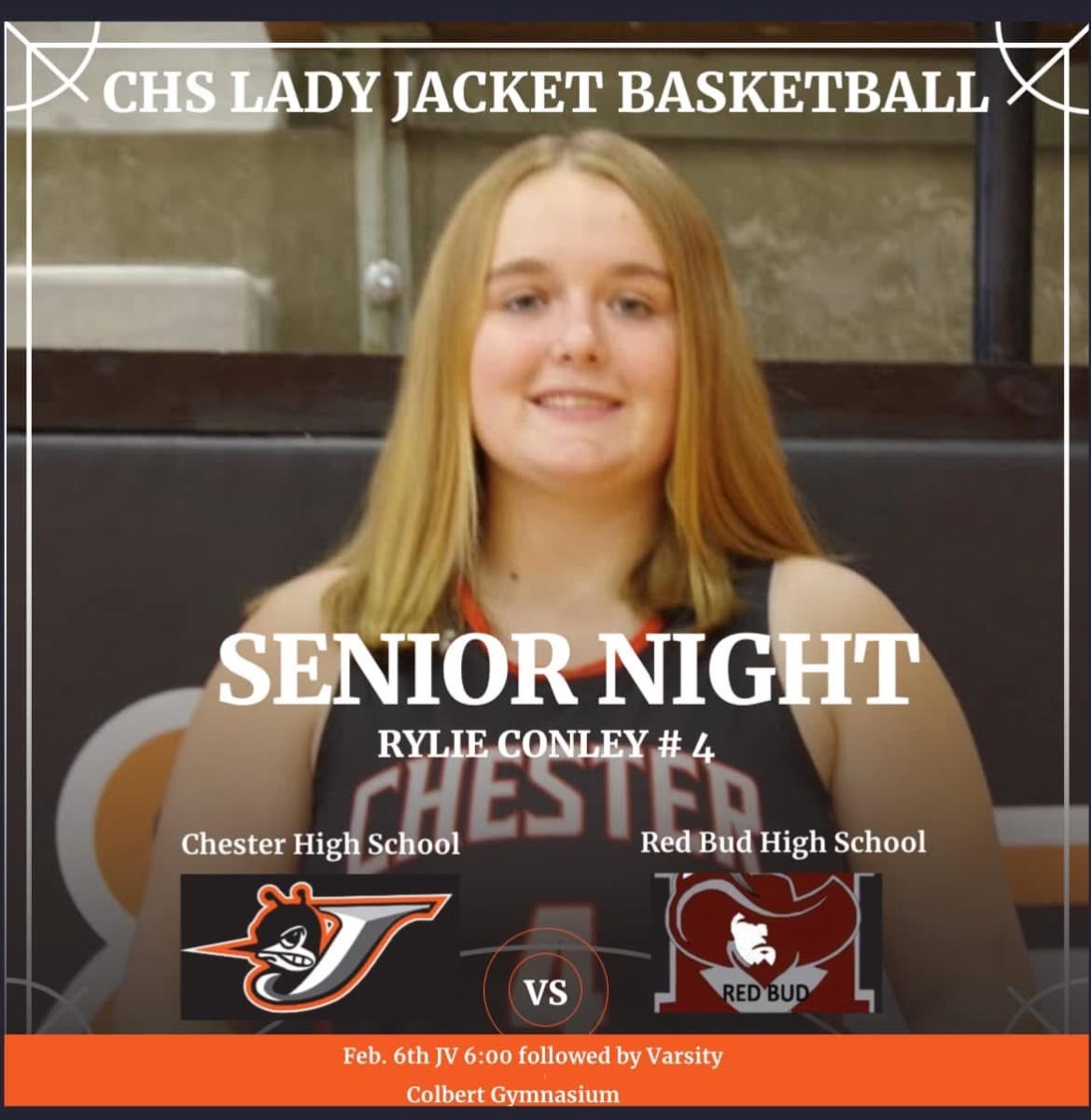 Girls Basketball Senior is Appreciated on Senior Night