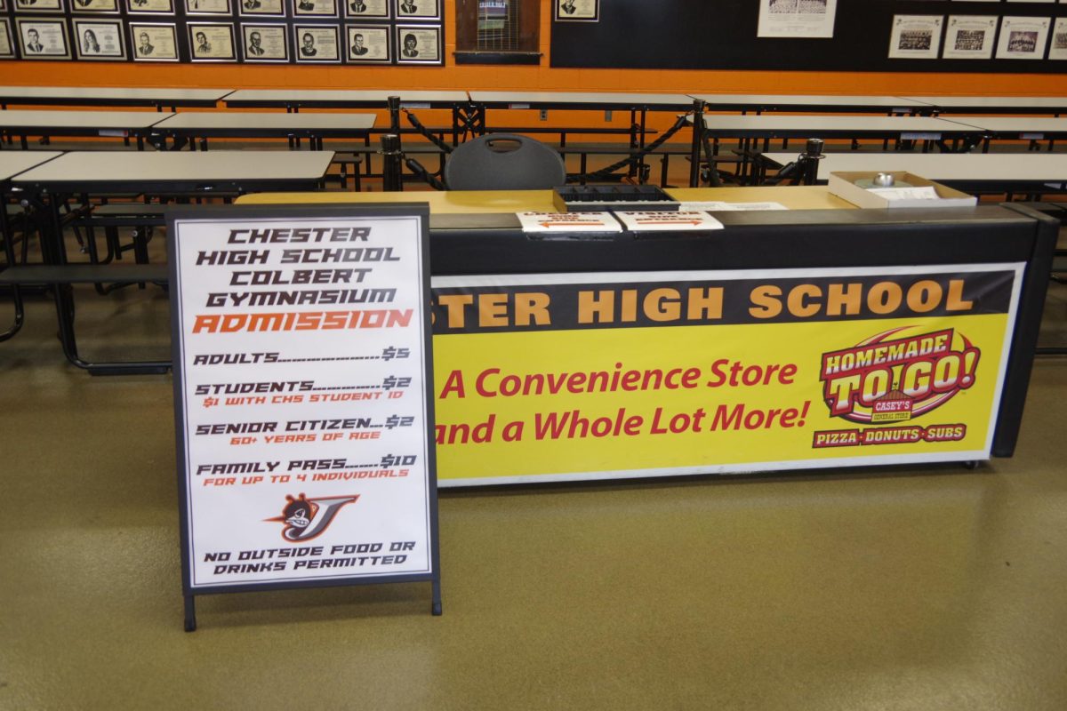 A-Frame Sign displaying basketball Information