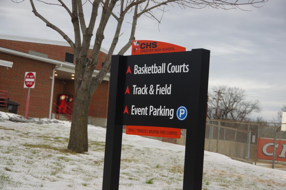 One of Nine new Directional Signs