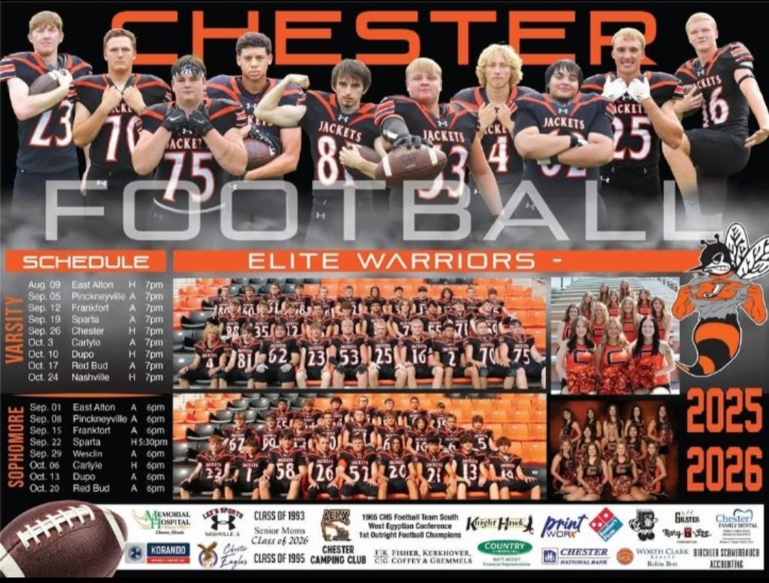 Chester Football Honors Players of the Week