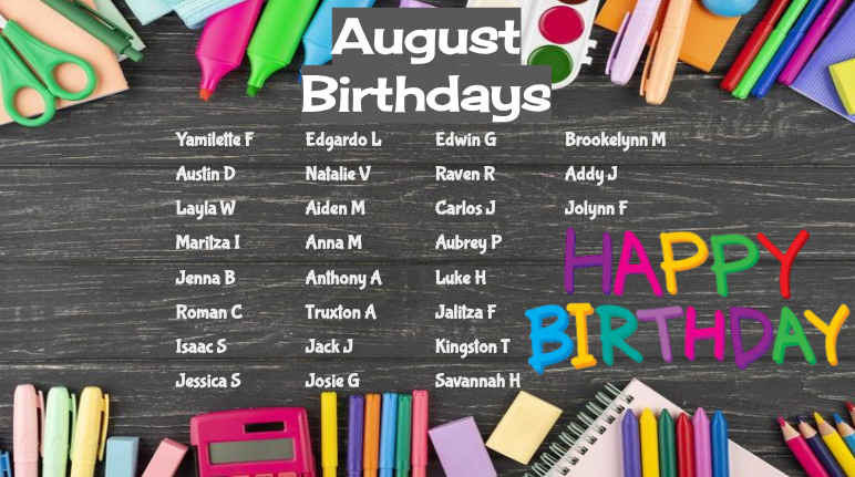 August Birthdays