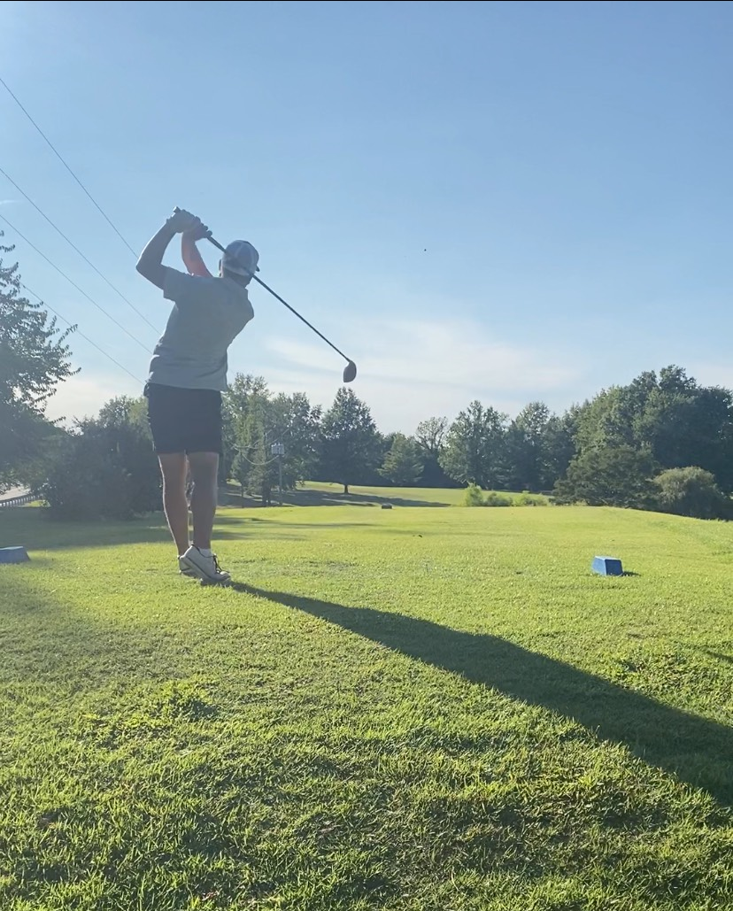 Trevin Eggemeyer takes a swing 