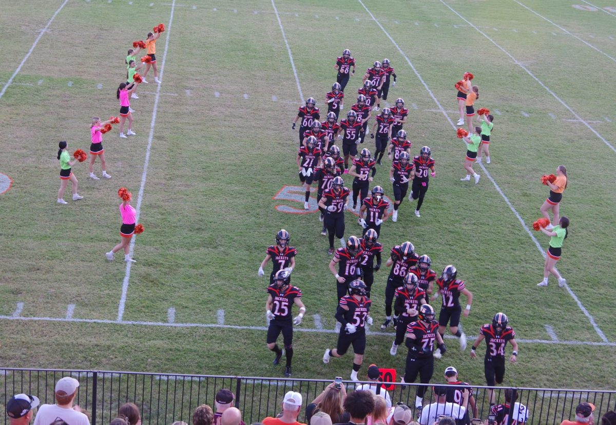 Chester Yellow Jackets taking the field