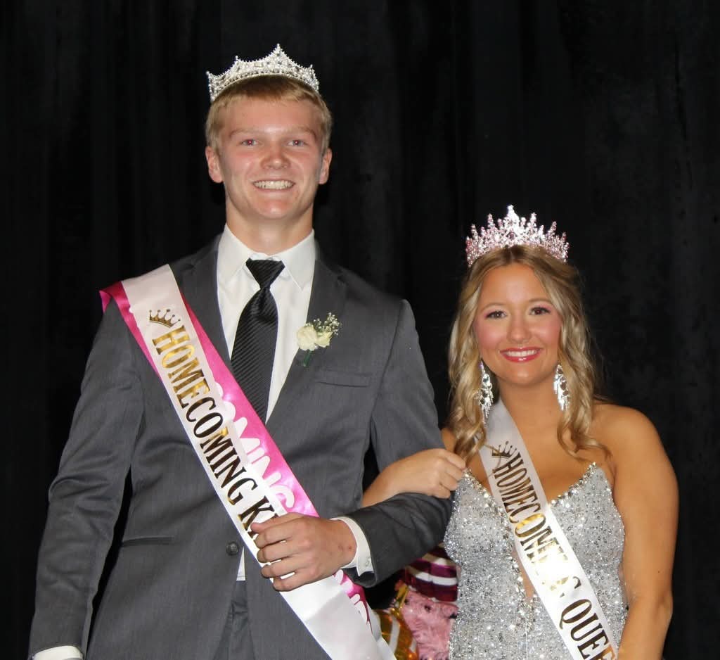 King Trayton Peters and Queen Callie Davis