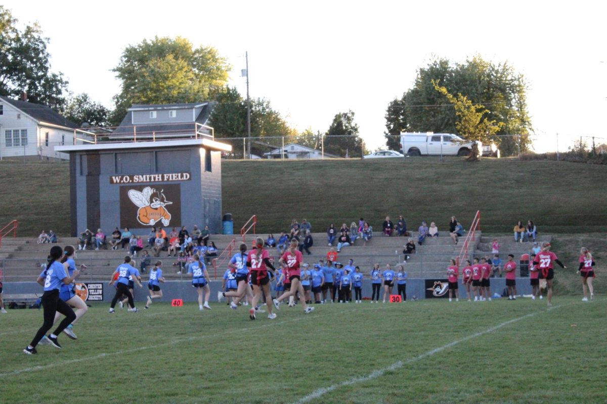 Chester Holds Annual Powder Puff Game and Bonfire