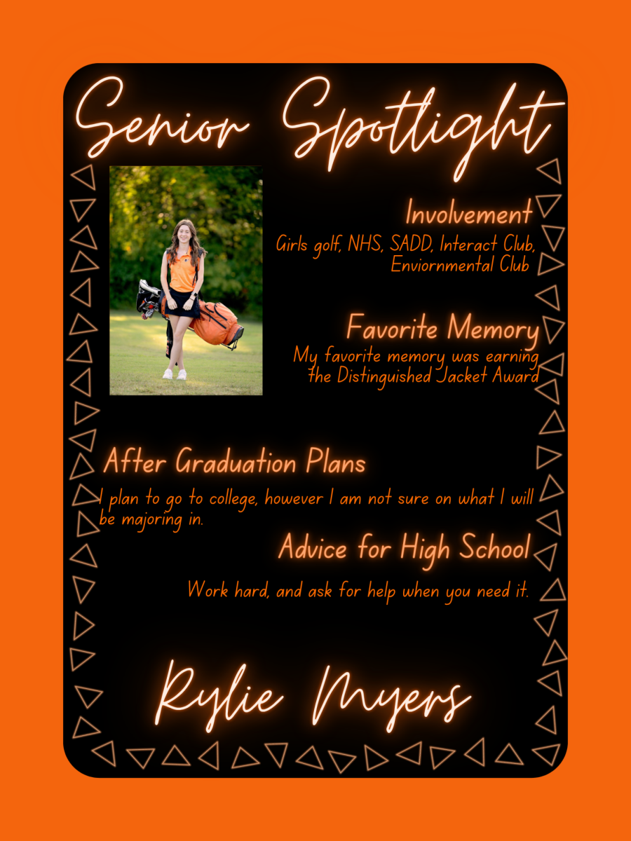 Senior Spotlight- Rylie Myers