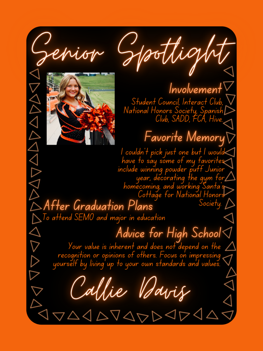 Senior Spotlight - Callie Davis