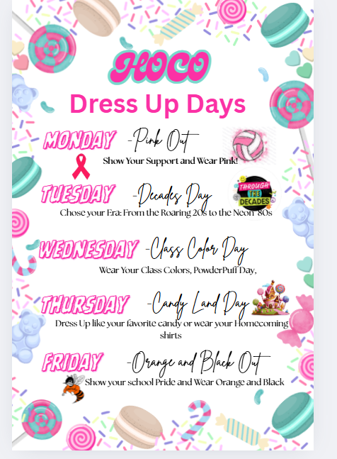 2025 HOCO Dress Up Days