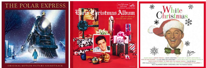 Album art copyrights: 
#1:Reprise Records and Warner Sunset Records, Fair Use
#2:RCA Victor Records,Sony Music Entertainmen Fair Use	
#3: Decca Records,Universal Music Group Fair use 