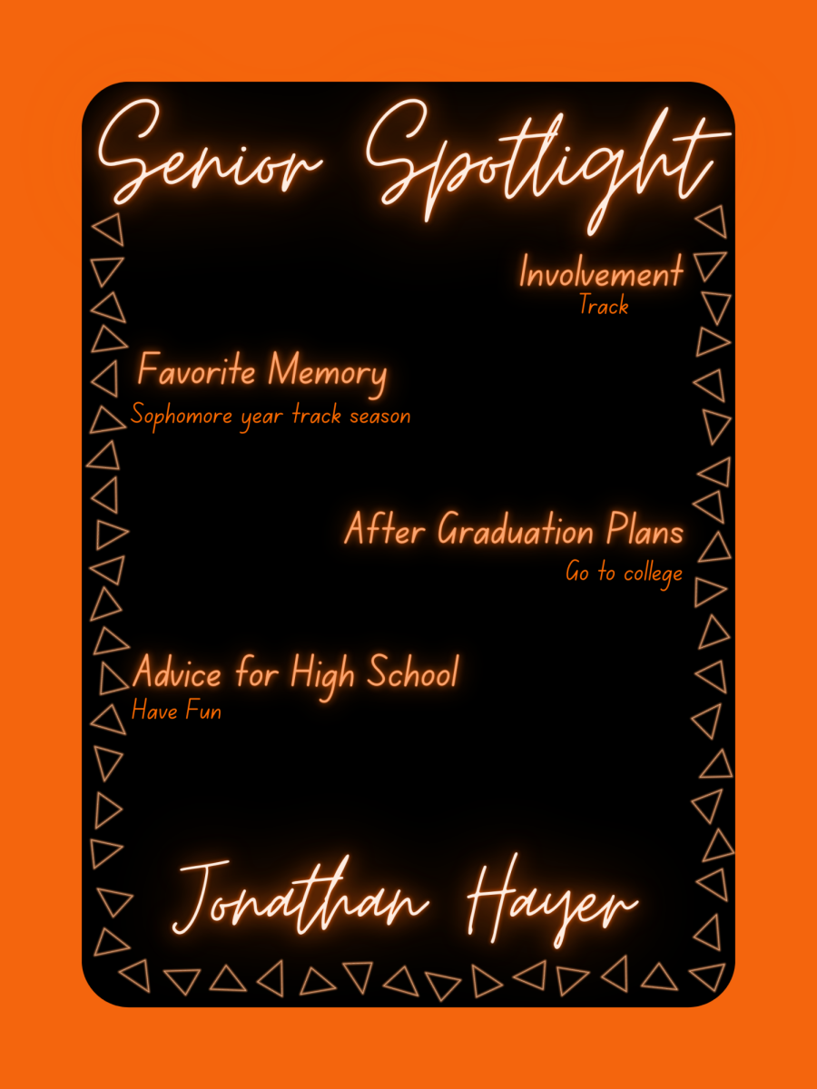 Senior Spotlight - Johnathan Hayer