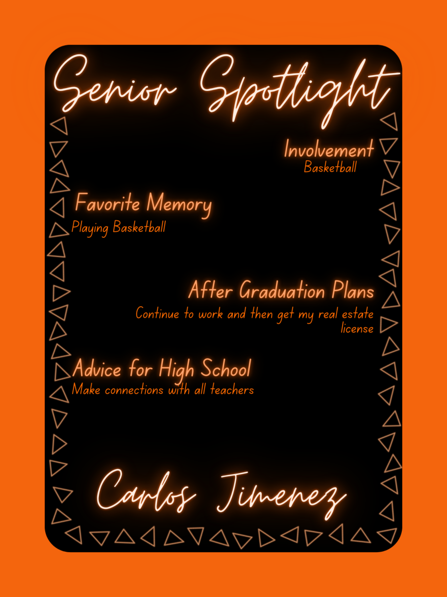 Senior Spotlight - Carlos Jimenez