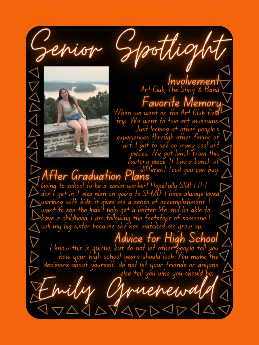 Senior Spotlight - Emily Gruenewald